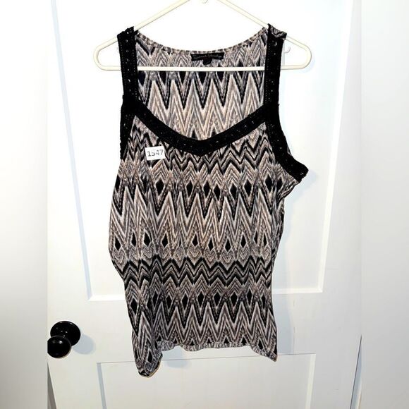 FRENCH LAUNDRY WOMENS PLUS SIZE BLOUSE - Picture 1 of 5